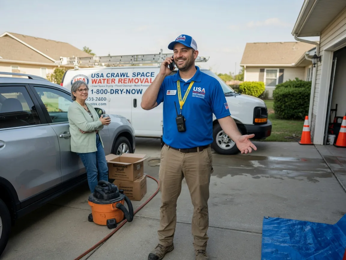 Crawl Space Water Removal Benedict, MD FAQs